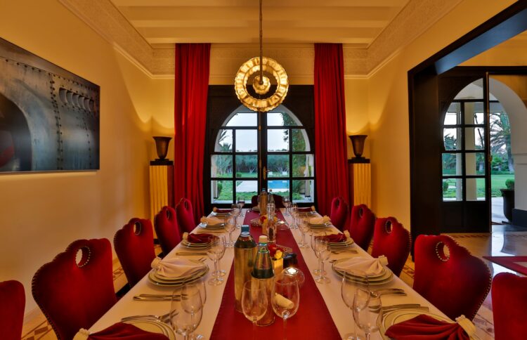 Villa Aljana Luxus Ferienhaus Marokko Mieten Essen