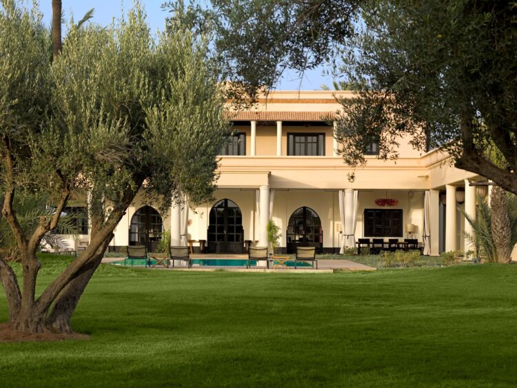 Villa Aljana Luxus Ferienhaus Marokko Mieten Garten