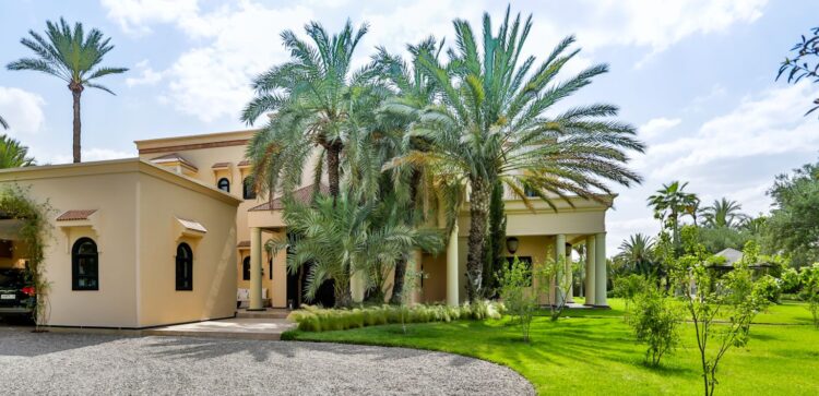 Villa Aljana Luxus Ferienhaus Marokko Mieten Palmen