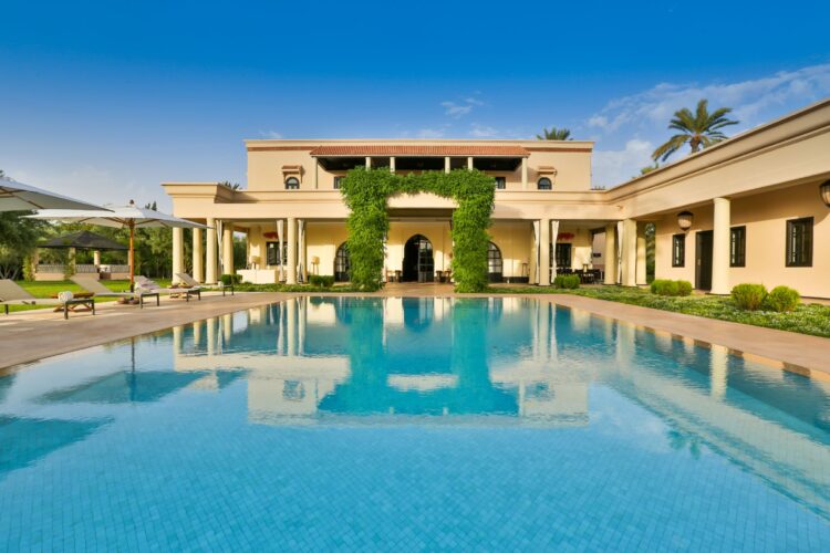 Villa Aljana Luxus Ferienhaus Marokko Mieten Poolbereich