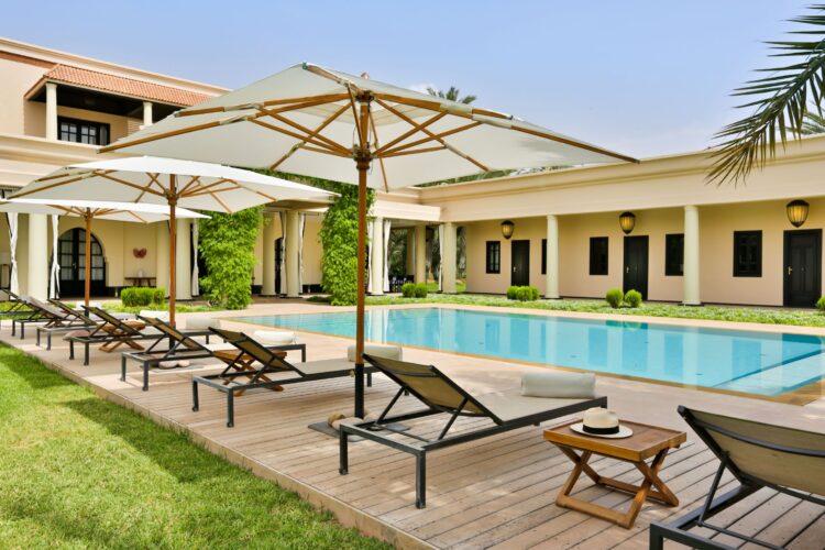 Villa Aljana Luxus Ferienhaus Marokko Mieten Poolterrasse