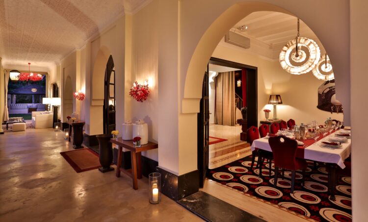 Villa Aljana Luxus Ferienhaus Marokko Mieten Wohnbereich