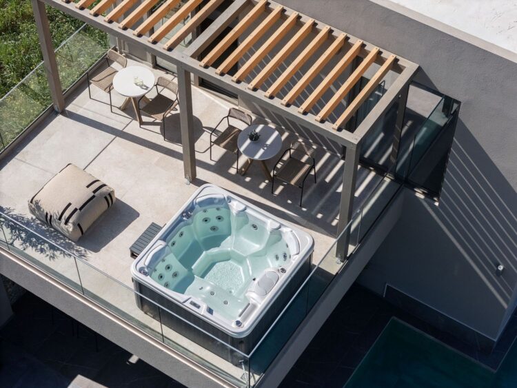 Villa Almyra Luxus Ferienhaus Kreta Am Meer Mieten Dachterrasse