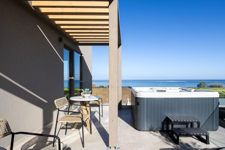 Villa Almyra Luxus Ferienhaus Kreta Am Meer Mieten Jacuzzi