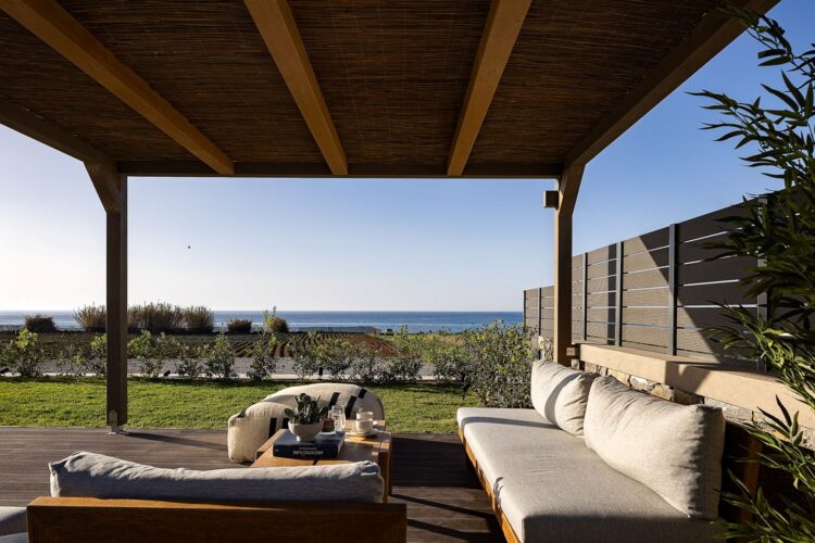 Villa Almyra Luxus Ferienhaus Kreta Am Meer Mieten Lounge