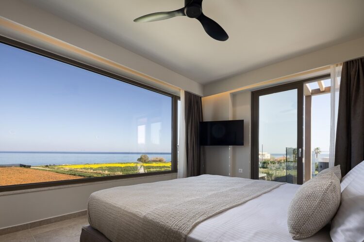 Villa Almyra Luxus Ferienhaus Kreta Am Meer Mieten Schlaf