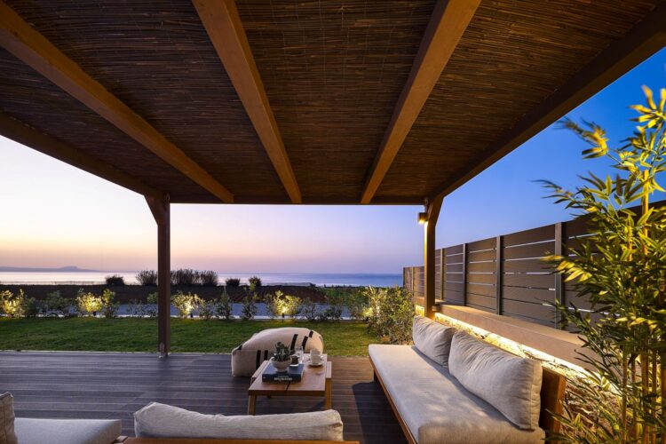 Villa Almyra Luxus Ferienhaus Kreta Am Meer Mieten Sunset