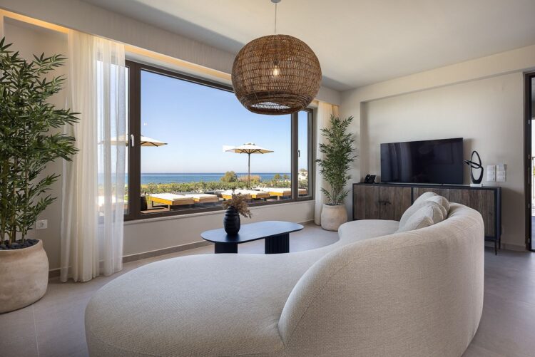 Villa Almyra Luxus Ferienhaus Kreta Am Meer Mieten Wohnen