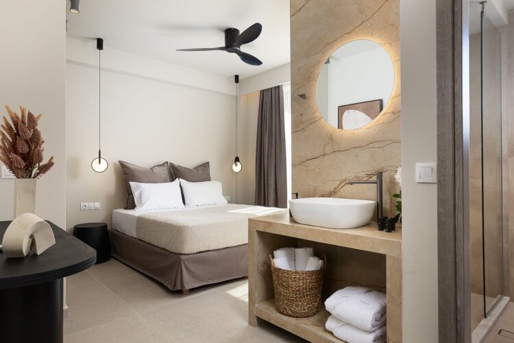 Villa Almyra Luxus Ferienhaus Kreta Am Meer Mieten Zimmer