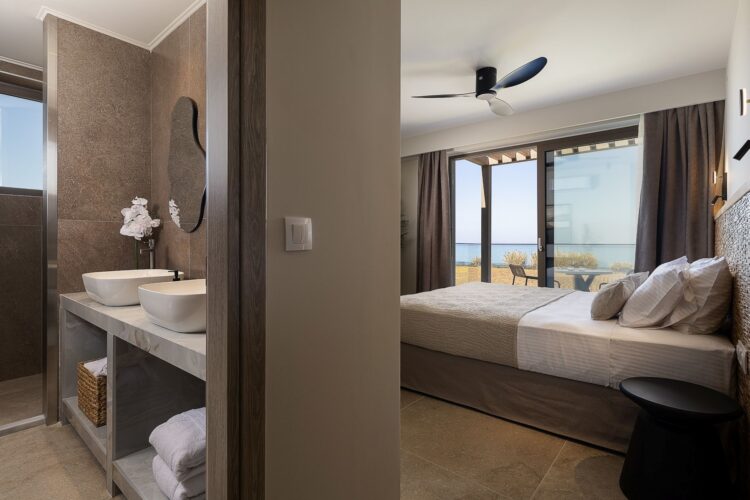 Villa Almyra Luxus Ferienhaus Kreta Am Meer Mieten Ensuite Bad