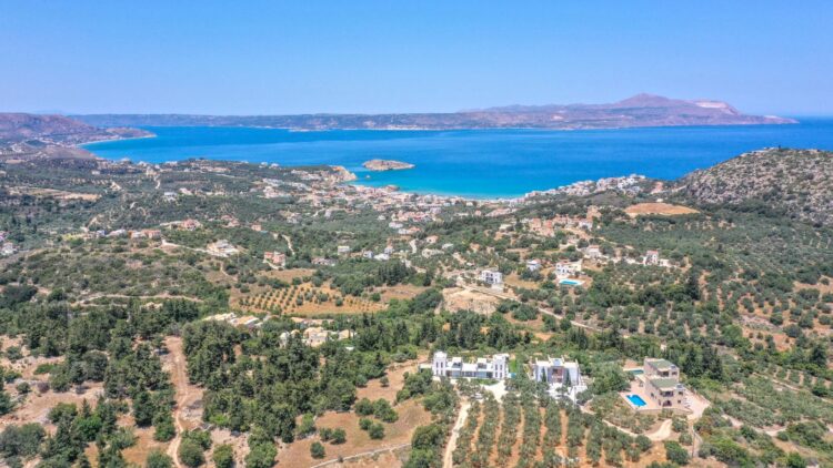 Villa Almyrida Luxus Ferienhaus Kreta Mieten Bucht