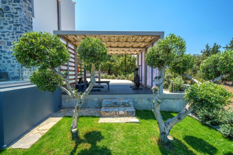 Villa Almyrida Luxus Ferienhaus Kreta Mieten Fitness