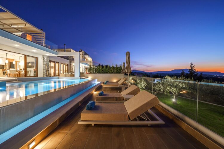 Villa Almyrida Luxus Ferienhaus Kreta Mieten Sun
