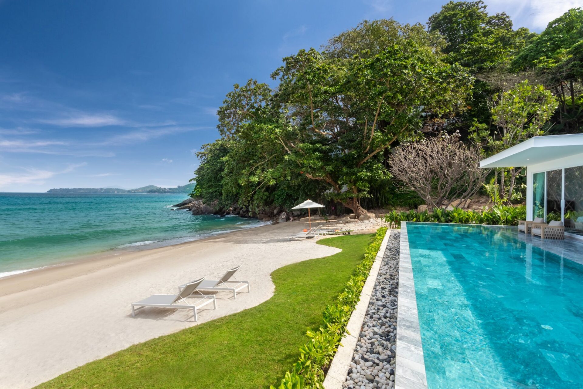Villa Amann Luxus Ferienhaus Phuket Thailand Am Strand Mieten Lage