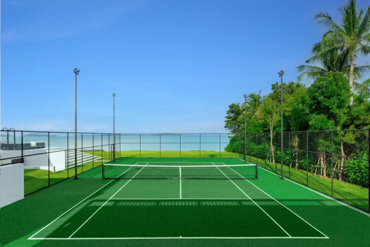 Villa Amarasara Luxus Ferienhaus Phuket Mieten Tennis Court