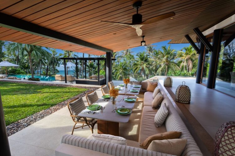 Villa Analaya Luxus Ferienhaus Phuket Mieten Frühstück Sala