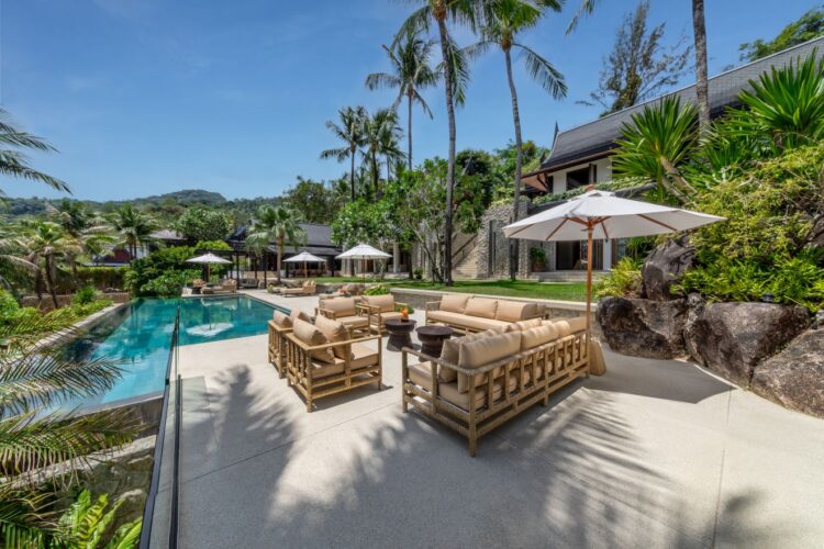 Villa Analaya Luxus Ferienhaus Phuket Mieten Lounge