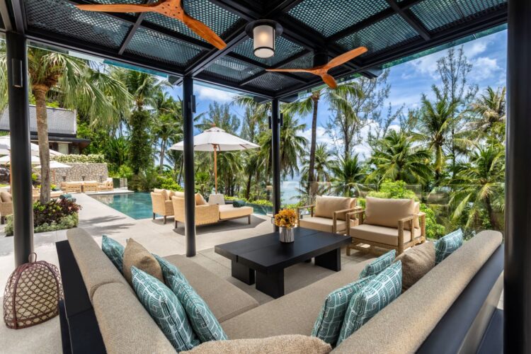 Villa Analaya Luxus Ferienhaus Phuket Mieten Lounge Area
