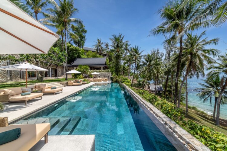 Villa Analaya Luxus Ferienhaus Phuket Mieten Poolbereich