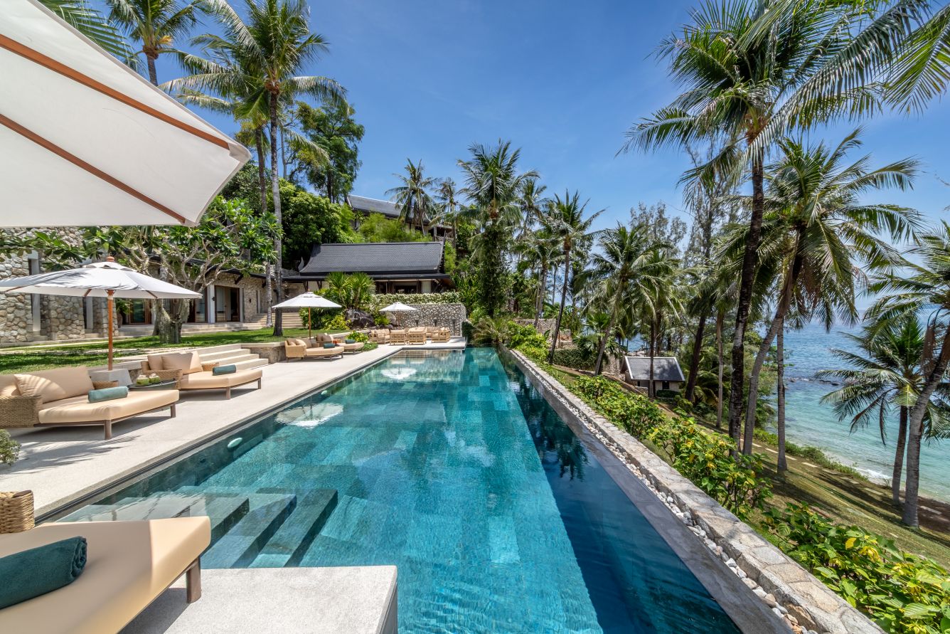 Villa Analaya Luxus Ferienhaus Phuket Mieten Poolbereich