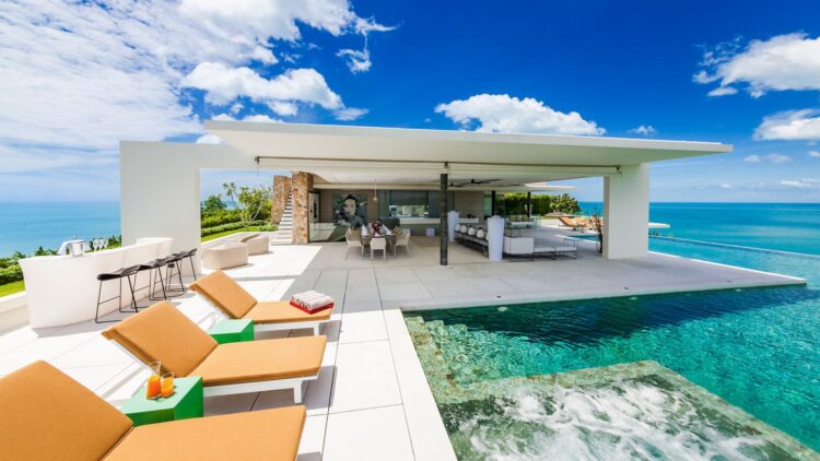 Villa Anavaya Luxus Ferienhaus Koh Samui Mit Pool Mieten Bar