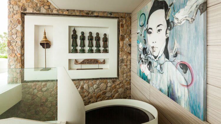 Villa Anavaya Luxus Ferienhaus Koh Samui Mit Pool Mieten Kunst