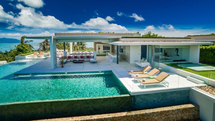 Villa Anavaya Luxus Ferienhaus Koh Samui Mit Pool Mieten Poolterrasse