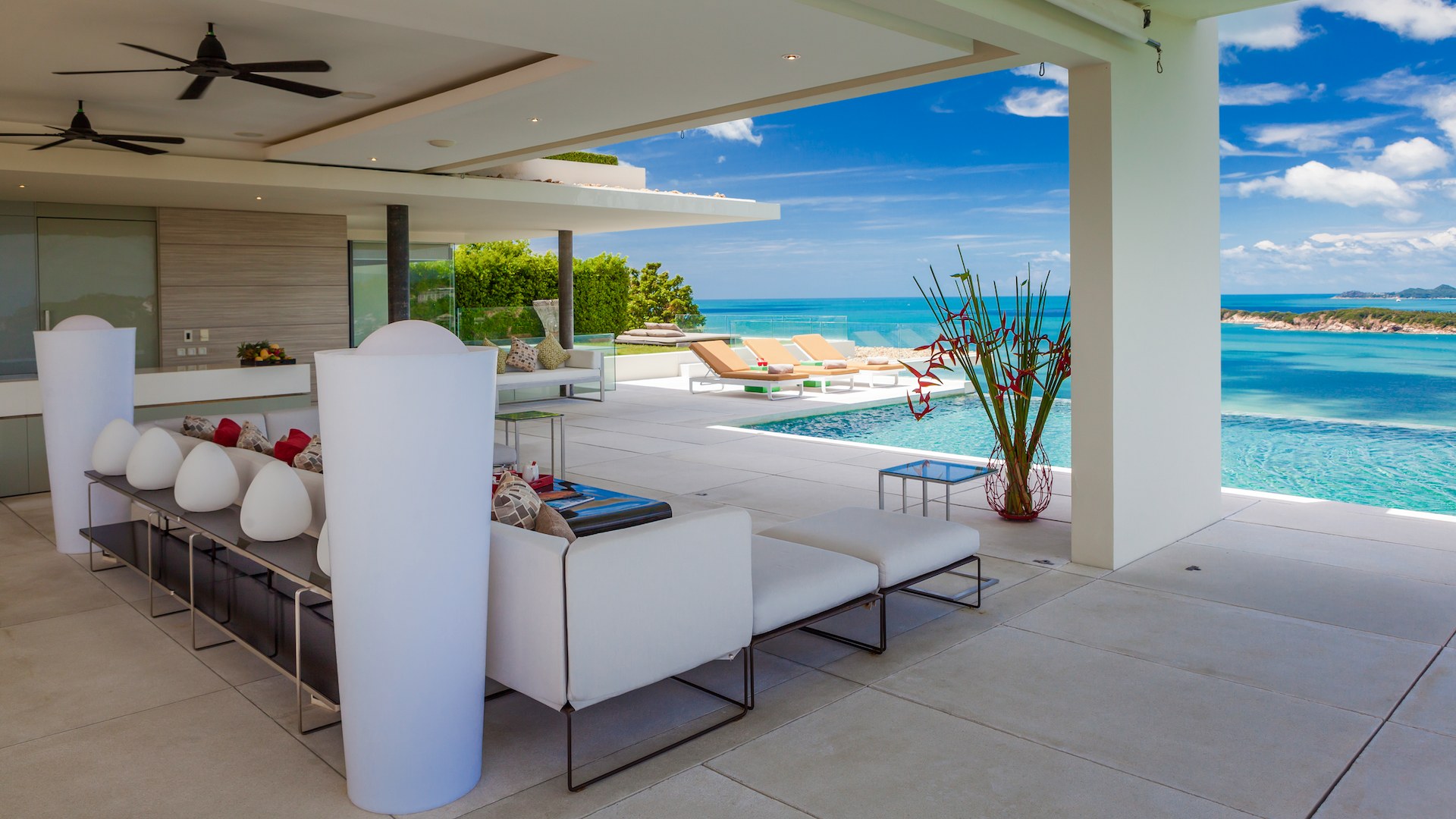 Villa Anavaya Luxus Ferienhaus Koh Samui Mit Pool Mieten Terrasse