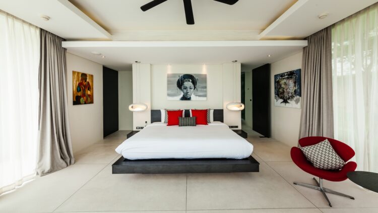 Villa Anavaya Luxus Ferienvilla Koh Samui Mit Pool Mieten Bett
