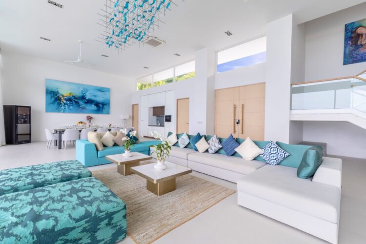 Villa Anda Luxus Ferienhaus Ohuket Thailand Am Strand Mieten Couch