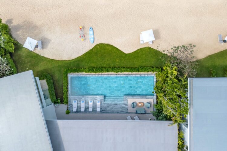 Villa Anda Luxus Ferienhaus Ohuket Thailand Am Strand Mieten Drohne