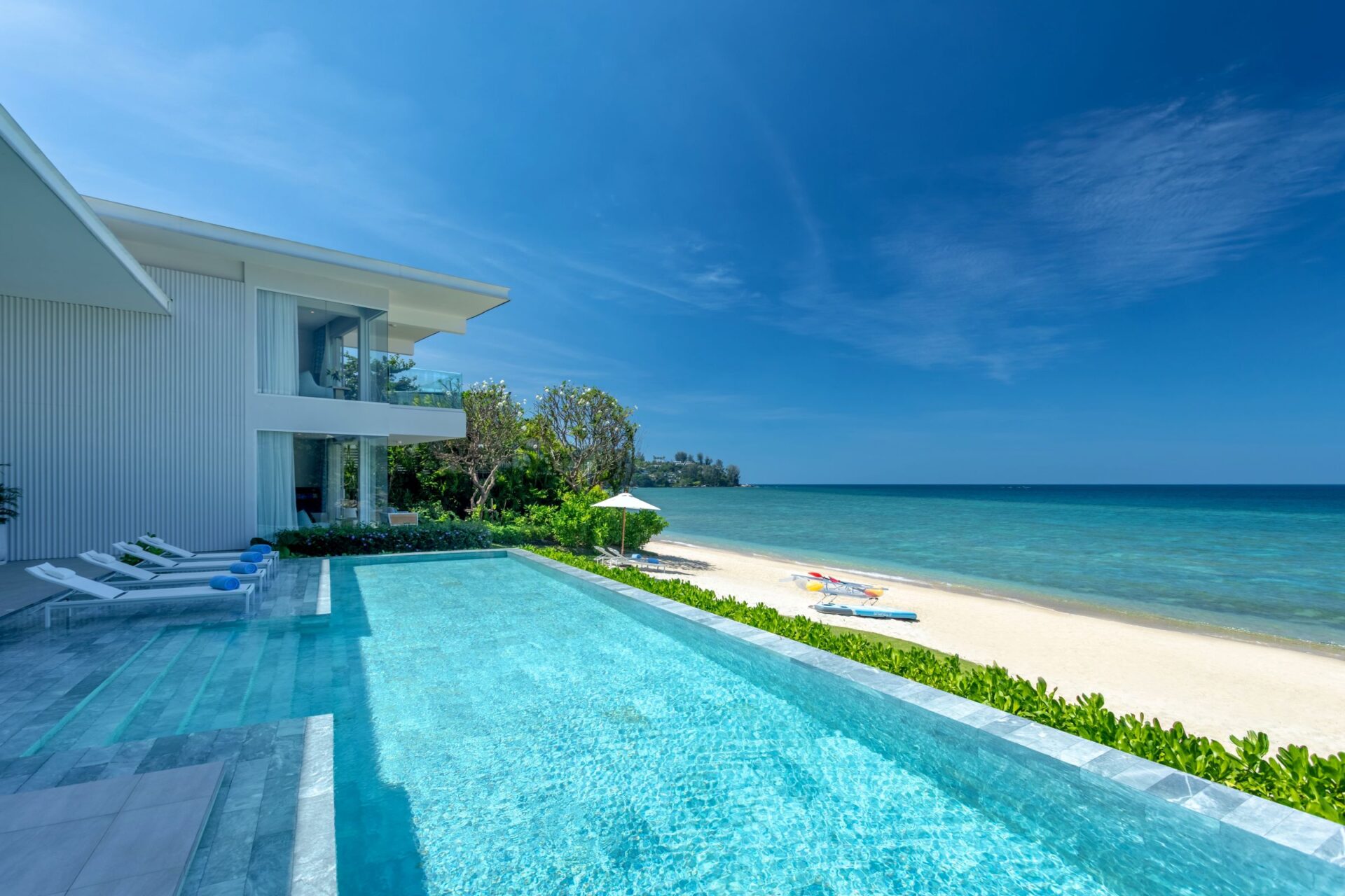 Villa Anda Luxus Ferienhaus Ohuket Thailand Am Strand Mieten Poolbereich