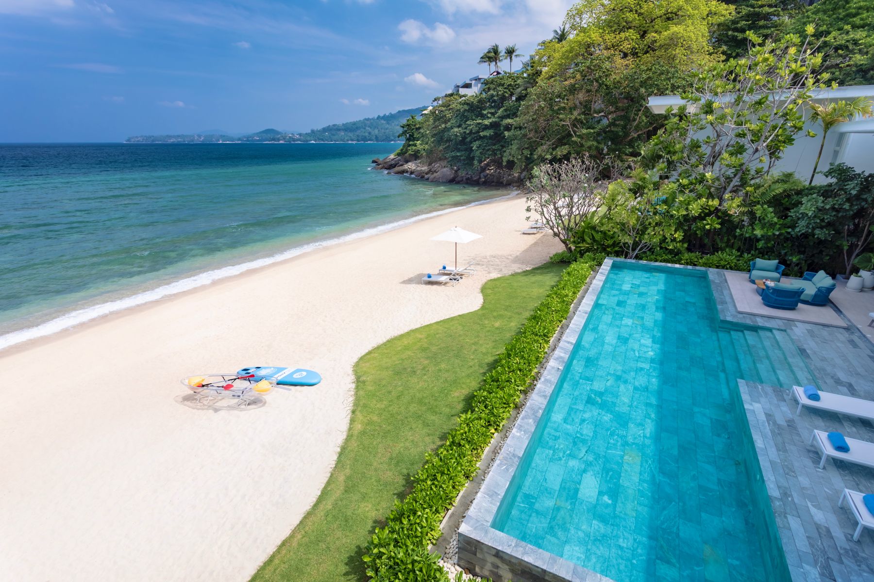 Villa Anda Luxus Ferienhaus Ohuket Thailand Am Strand Mieten Strandlage