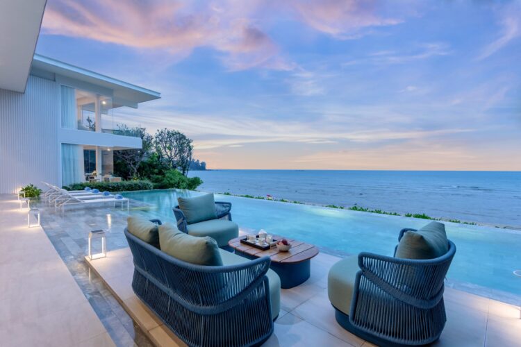 Villa Anda Luxus Ferienhaus Ohuket Thailand Am Strand Mieten Sunset