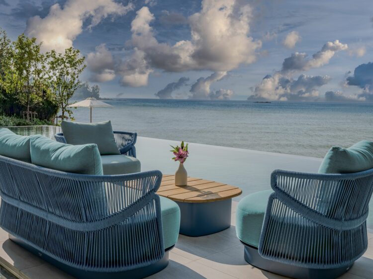 Villa Anda Traumhafte Beachfront Villa Phuket Thailand Detail Outdoor Loungebereich