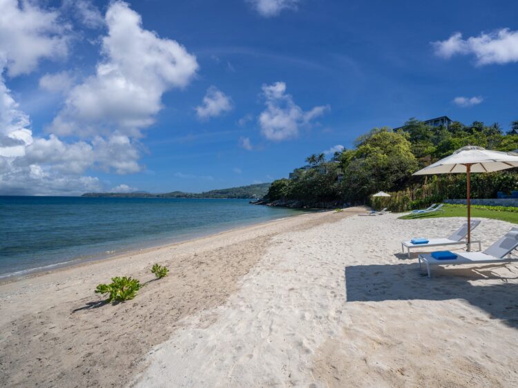 Villa Anda Traumhafte Beachfront Villa Phuket Thailand Liegen Am Strand