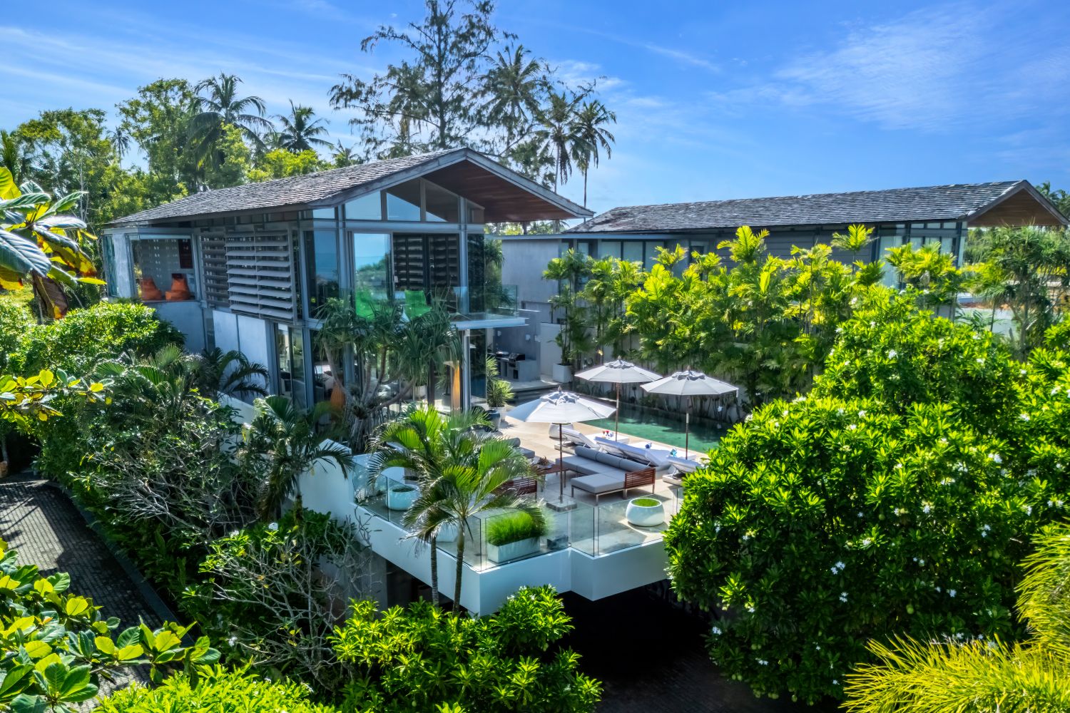 Villa Aqua Luxus Ferienhaus Phuket Am Strand Mieten Lage