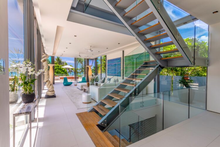 Villa Aqua Luxus Ferienhaus Phuket Am Strand Mieten Wohnbereich