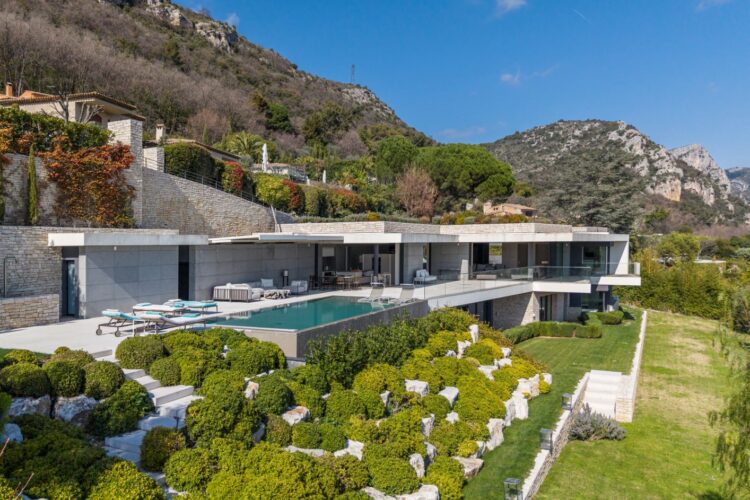 Villa Arome Luxus Ferienhaus Cote D Azur Mieten Außenansicht