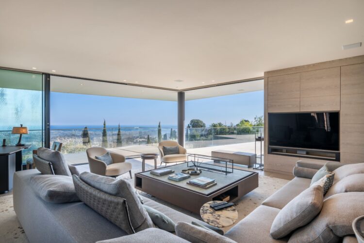 Villa Arome Luxus Ferienhaus Cote D Azur Mieten Wohnbereich