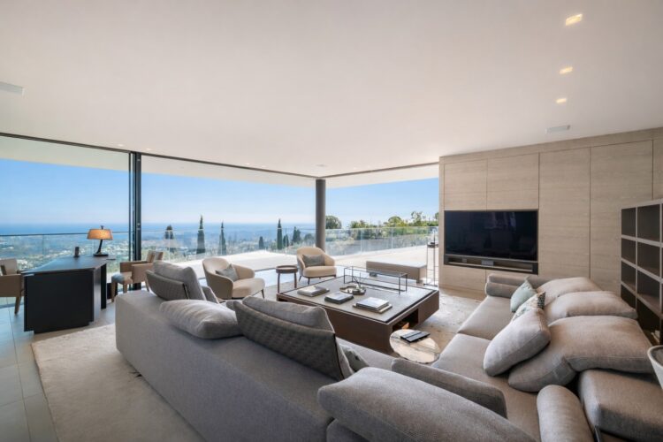 Villa Arome Luxus Ferienhaus Cote D Azur Mieten Wohnzimmer