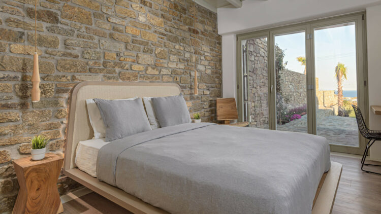 Villa Astralis Iii Hauptschlafzimmer Mit Meerblick Mykonos Griechenland Mieten