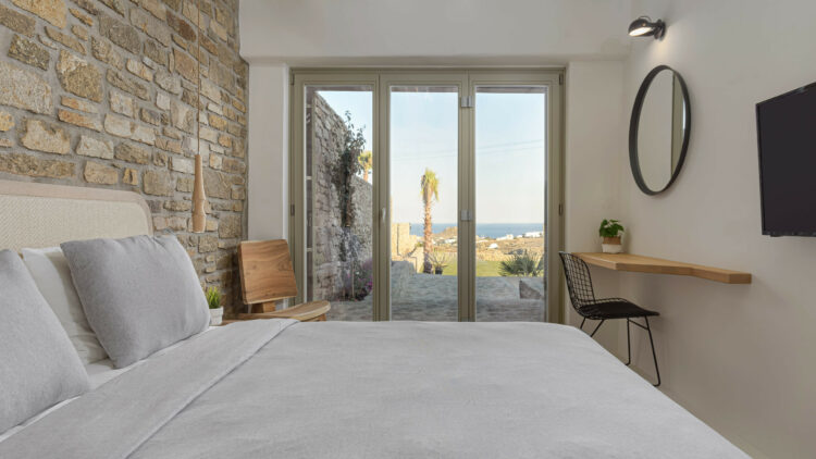 Villa Astralis Iii Schlafzimmer Mit Privater Veranda Mykonos Griechenland Mieten