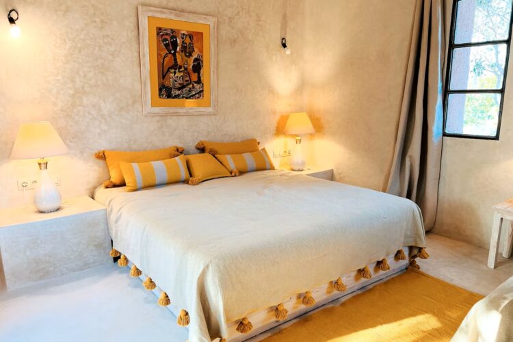 Villa Azala Luxus Ferienhaus Marokko Mieten Bett