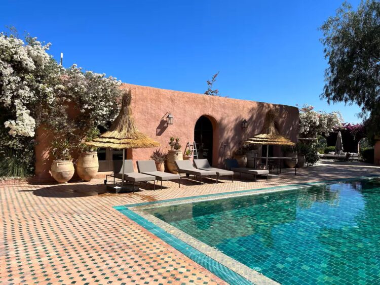 Villa Azala Luxus Ferienhaus Marokko Mieten Poolterrasse