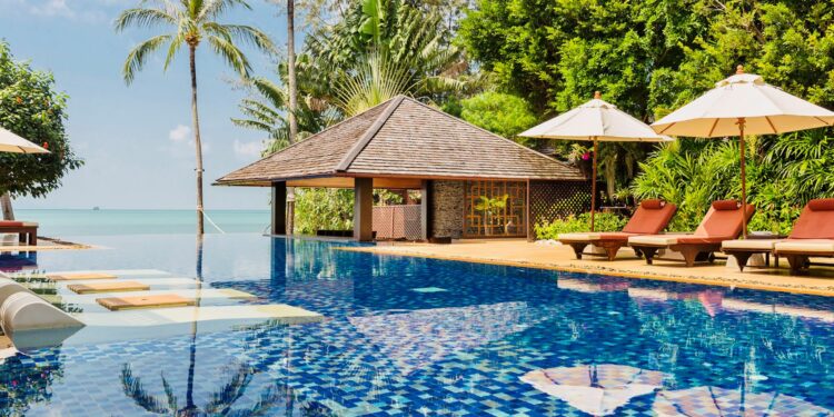 Villa Baan Puri Exklusives Ferienhaus Koh Samui Thailand Pool Mit Blick Aufs Meer