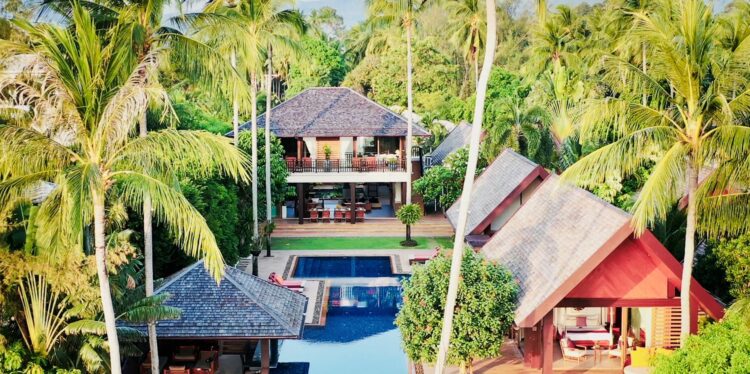 Villa Baan Puri Traumhaftes Ferienhaus Koh Samui Thailand Detail Lage