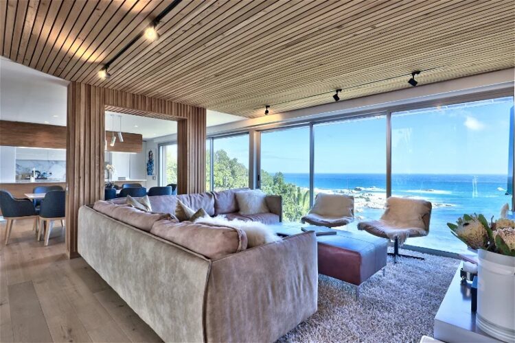 Villa Bali Bay Luxus Feriehaus Kapstadt Mit Pool Mieten Wohnzimmer