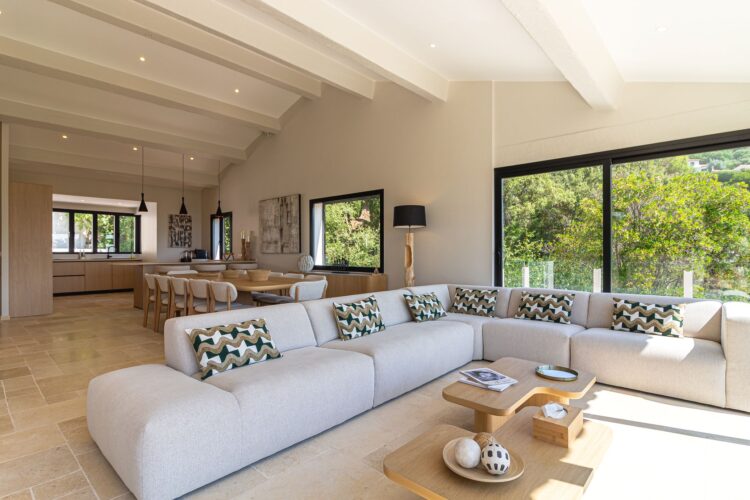 Villa Barbigoua Luxus Ferienhaus Cote D Azur Mieten Sofa