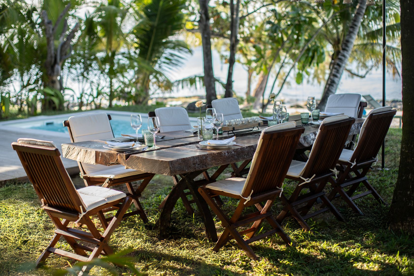 Villa Belle Mare Luxus Ferienhaus Mauritius Am Strand Mieten Alfresco